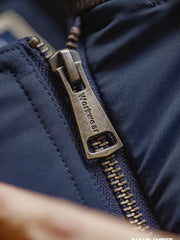 ハンティングジャケット コーデュロイ襟切り替え サファリショートコート