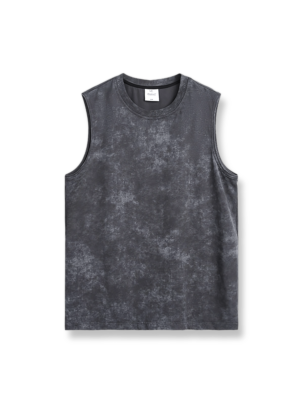 スノーフレーク風サンドウォッシュ加工のヴィンテージタンクトップ。