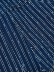 抜染デニムオーバーオール