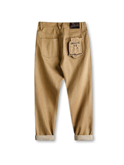 セルビッジ ラウデニム ストレートジーンズ