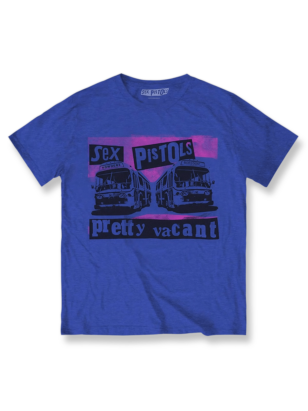 Sex Pistols Tシャツ前面の『Pretty Vacant』デザイン、パンクスタイル
