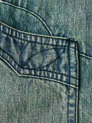 シルバースナップ ウエスタンデニムシャツ