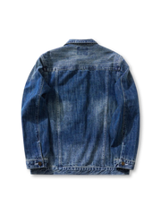 スラブデニム トラッカージャケット