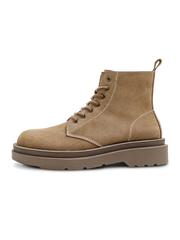 ソフトレザーハイカットバイカーワークブーツ