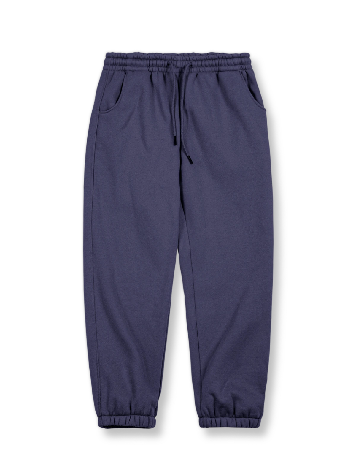 無地ドローコードスウェットジョガーパンツ。