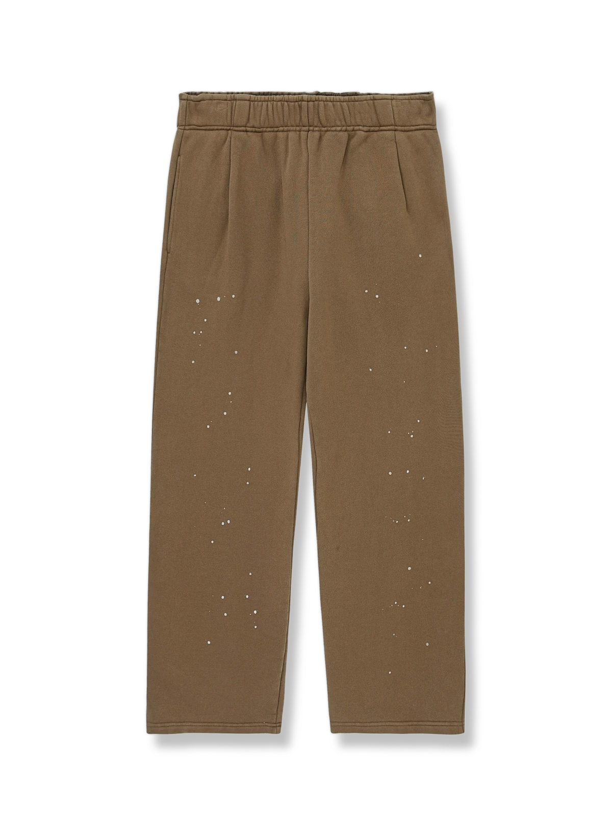 スプラッシュペイントプリントのスウェットスラックスの製品イメージ