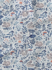 リス&ドングリプリントキューバカラーアロハシャツ