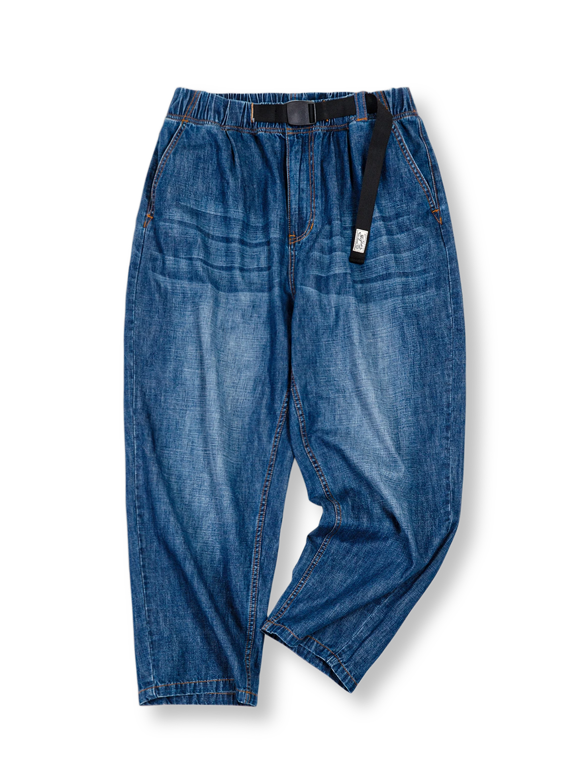 星空柄生地とU字型ステッチ襟付き、ポリエステル×スパンデックス素材の重ね着対応シャツ