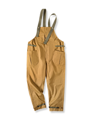 ストレッチ カーキオーバーオール