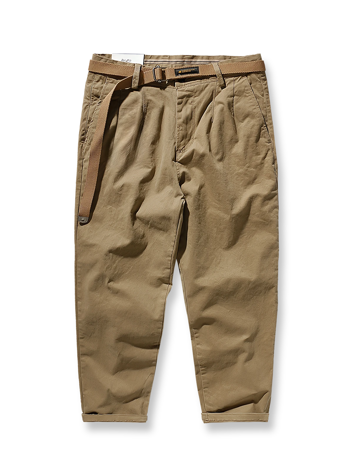 9分丈ストレッチツイルテーパードパンツ・美脚シルエットと快適さを両立