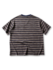 VインサートボーダーポケットTシャツ