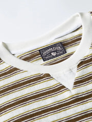 VインサートボーダーポケットTシャツ