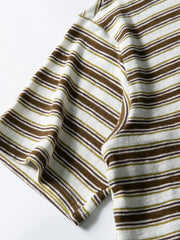 VインサートボーダーポケットTシャツ