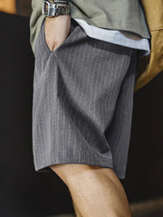 縦ストライプイージーショーツ