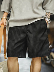 縦ストライプイージーショーツ