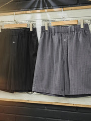 縦ストライプイージーショーツ