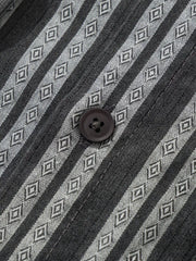 ストライプワークシャツ