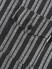 ストライプワークシャツ