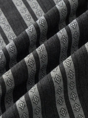 ストライプワークシャツ