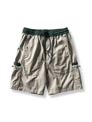 ストラクチャードパッチワークワークショーツ