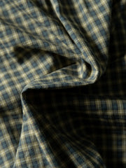 スタッズ付きグリッドチェックシャツ