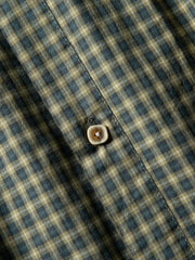 スタッズ付きグリッドチェックシャツ