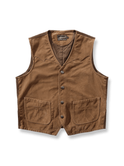 スエード&コーデュロイのツインポケットベスト