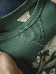 サーファーエンブロイダリープリントTシャツ