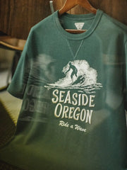 サーファーエンブロイダリープリントTシャツ