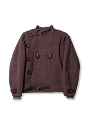 スウェーデンモーターサイクルジャケット ミリタリーライダーズ 15オンス帆布 フリースライナー 防風仕様 冬 メンズアウター