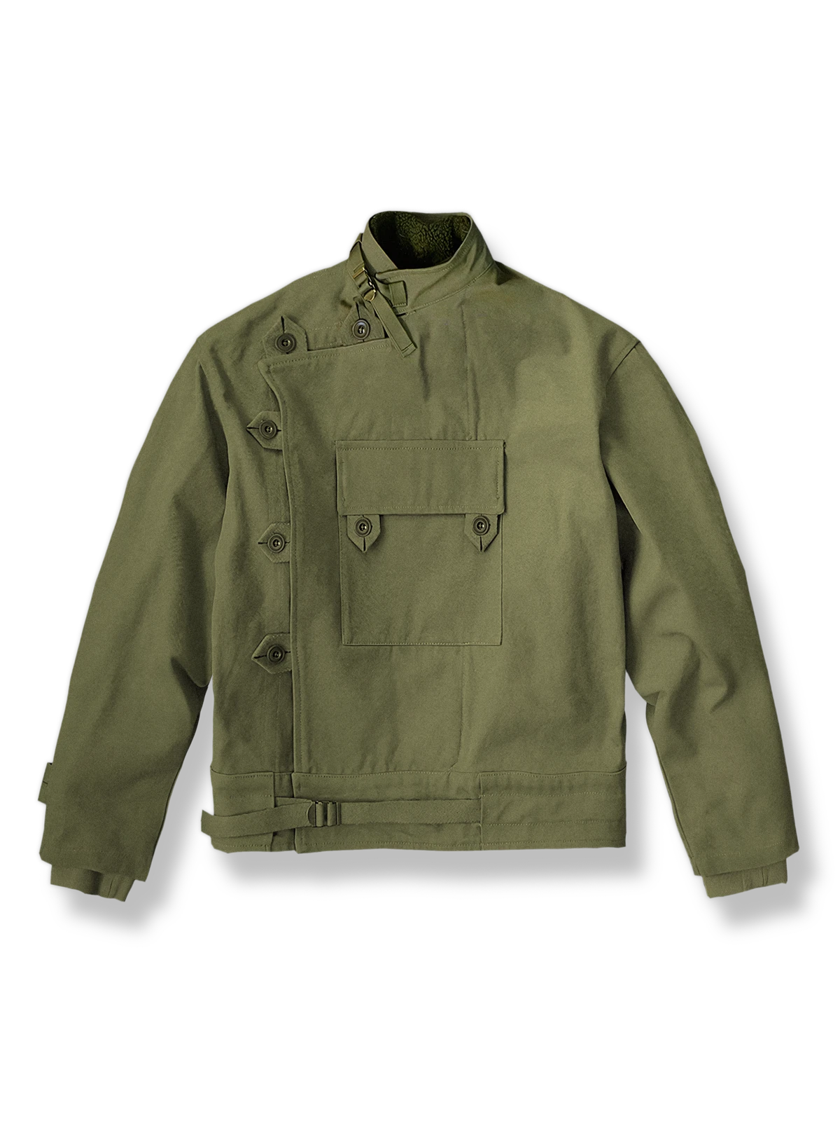 スウェーデン通信兵スタイルのバイクジャケット