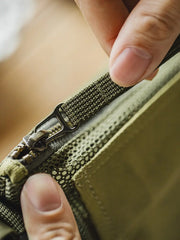 ツインポケットタクティカルメッシュショルダーバッグ