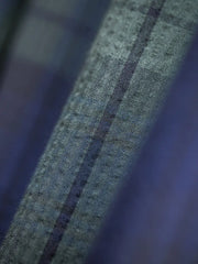 タータンチェックサッカー生地イージーパンツ