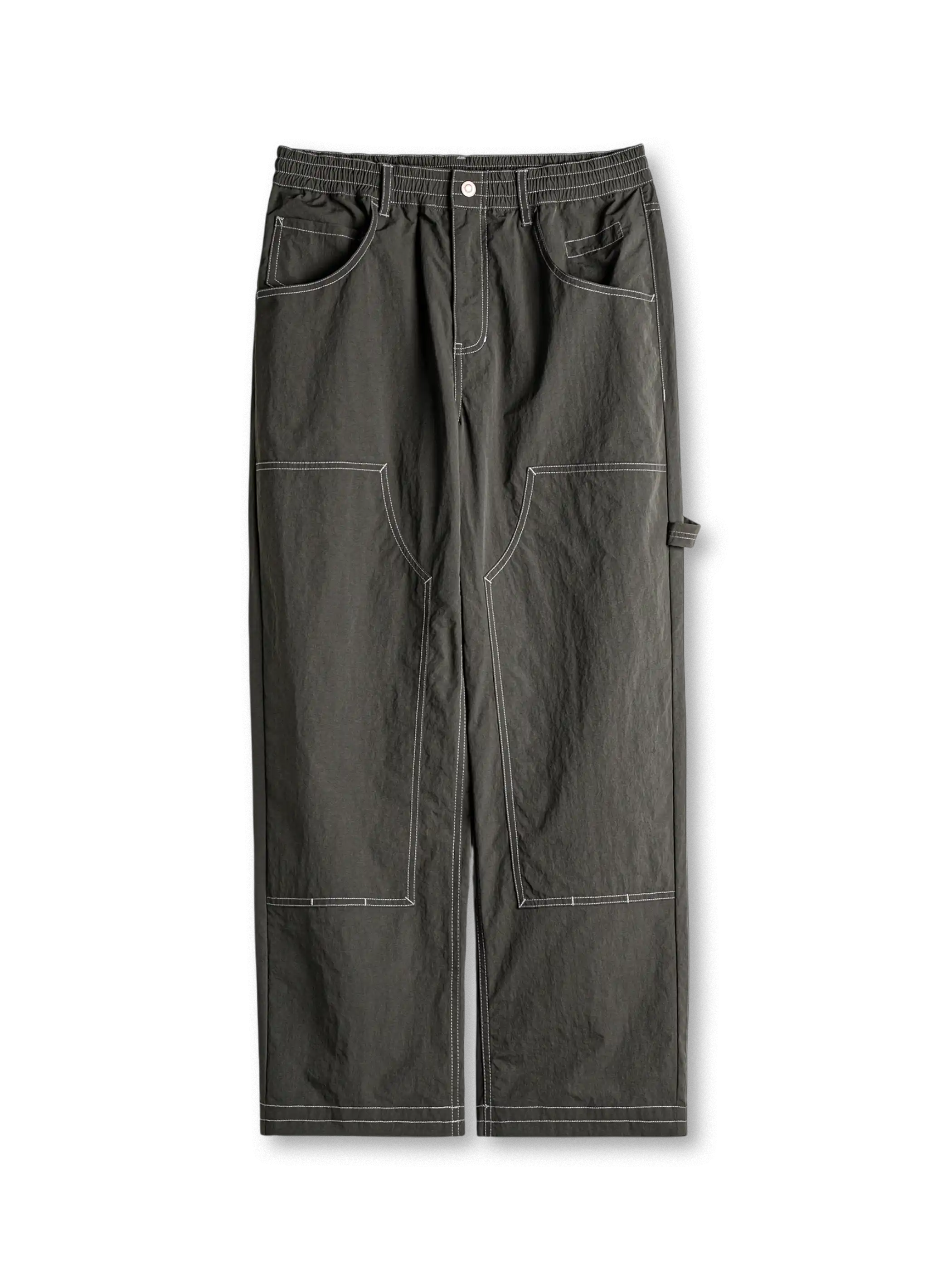 Front view of Taslon Algae Green lumberjack pants