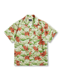 浮世絵「讃岐院派眷属救為朝図」の天狗救助シーンを大胆にプリントしたTENCEL®製アロハシャツ。
