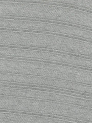 テクスチャードストライプクルーネックニット