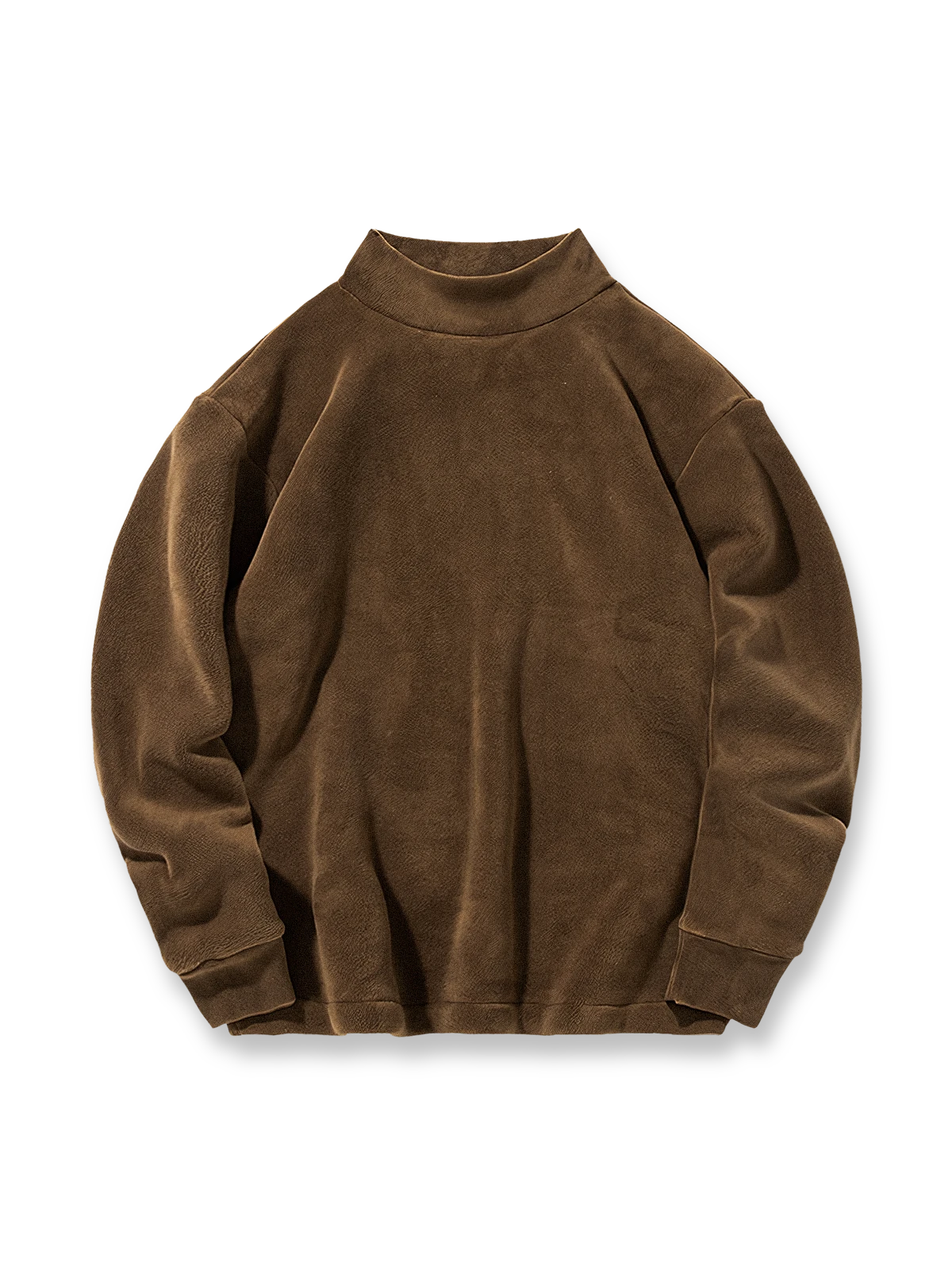 保温性に優れた5色展開のフリースモックネックスウェット