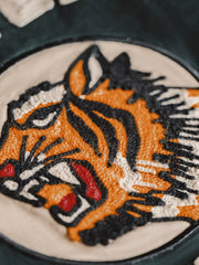 虎頭刺繍 コーチジャケット