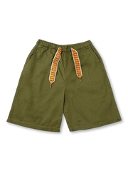 90年代ストリートカルチャー由来のタイガーストライプ柄が特徴のコットン100%ショーツ