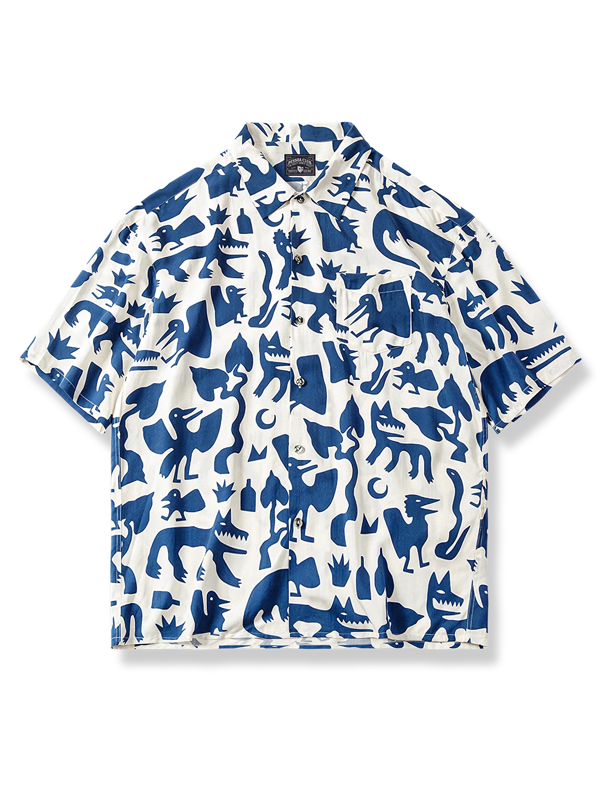 ネイティブアート柄とテンセル素材が特徴のトレンドに左右されないユニセックスアロハシャツ