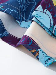 トゥーカンフローラルオープンカラーシャツ