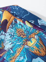 トゥーカンフローラルオープンカラーシャツ