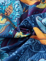 トゥーカンフローラルオープンカラーシャツ