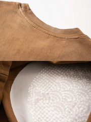 インディゴダイ刺し子アートTシャツ