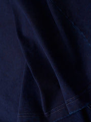 インディゴウォッシュ刺し子エンブロイダリーTシャツ