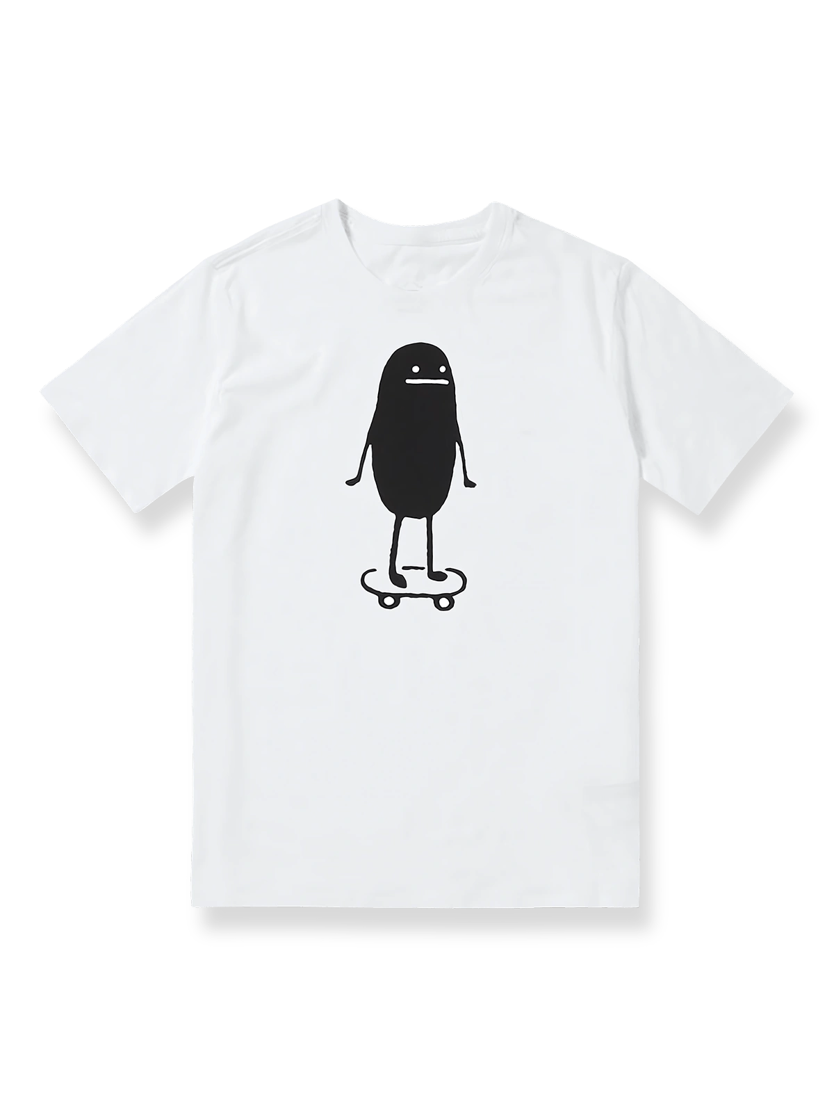 製品画像: シャドーのスケートボードプリントTシャツの正面図