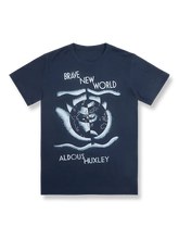 製品画像: アルドゥス・ハクスリー『すばらしい新世界』Tシャツ正面図