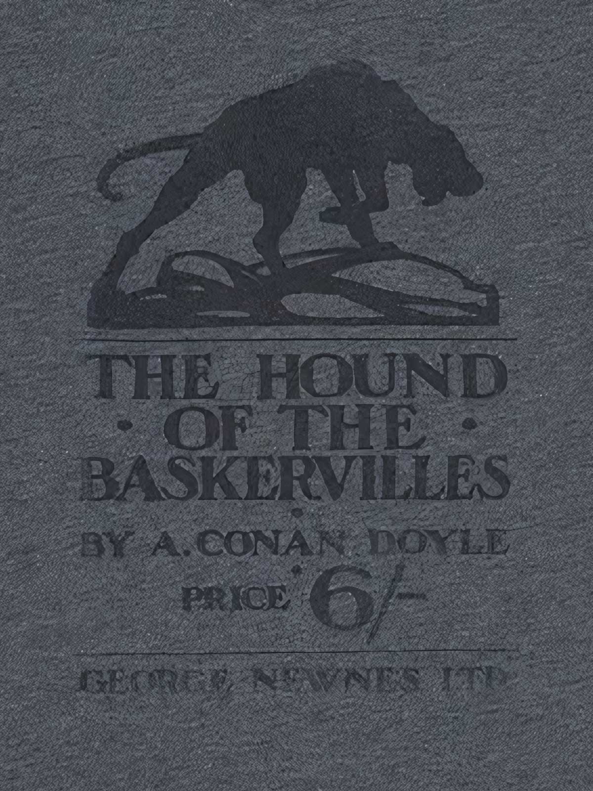 詳細画像: アーサー・コナン・ドイル『バスカヴィル家の犬』Tシャツの詳細図