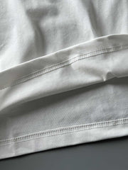 クール&抗菌グレイプリントヴィンテージウォッシュ半袖Tシャツ細部図