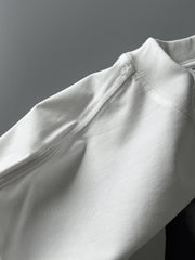 クール&抗菌グレイプリントヴィンテージウォッシュ半袖Tシャツ細部図